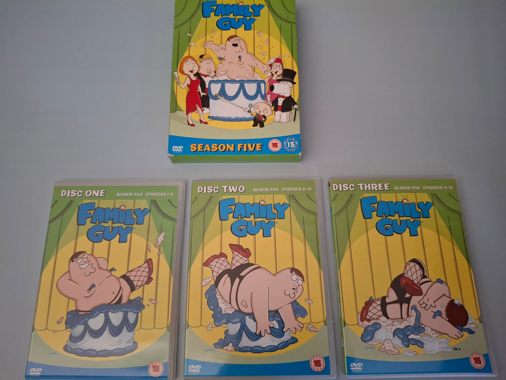 Family Guy: Season Five 3-Disc DVD Box Set (2006, F1-SGB 32314)