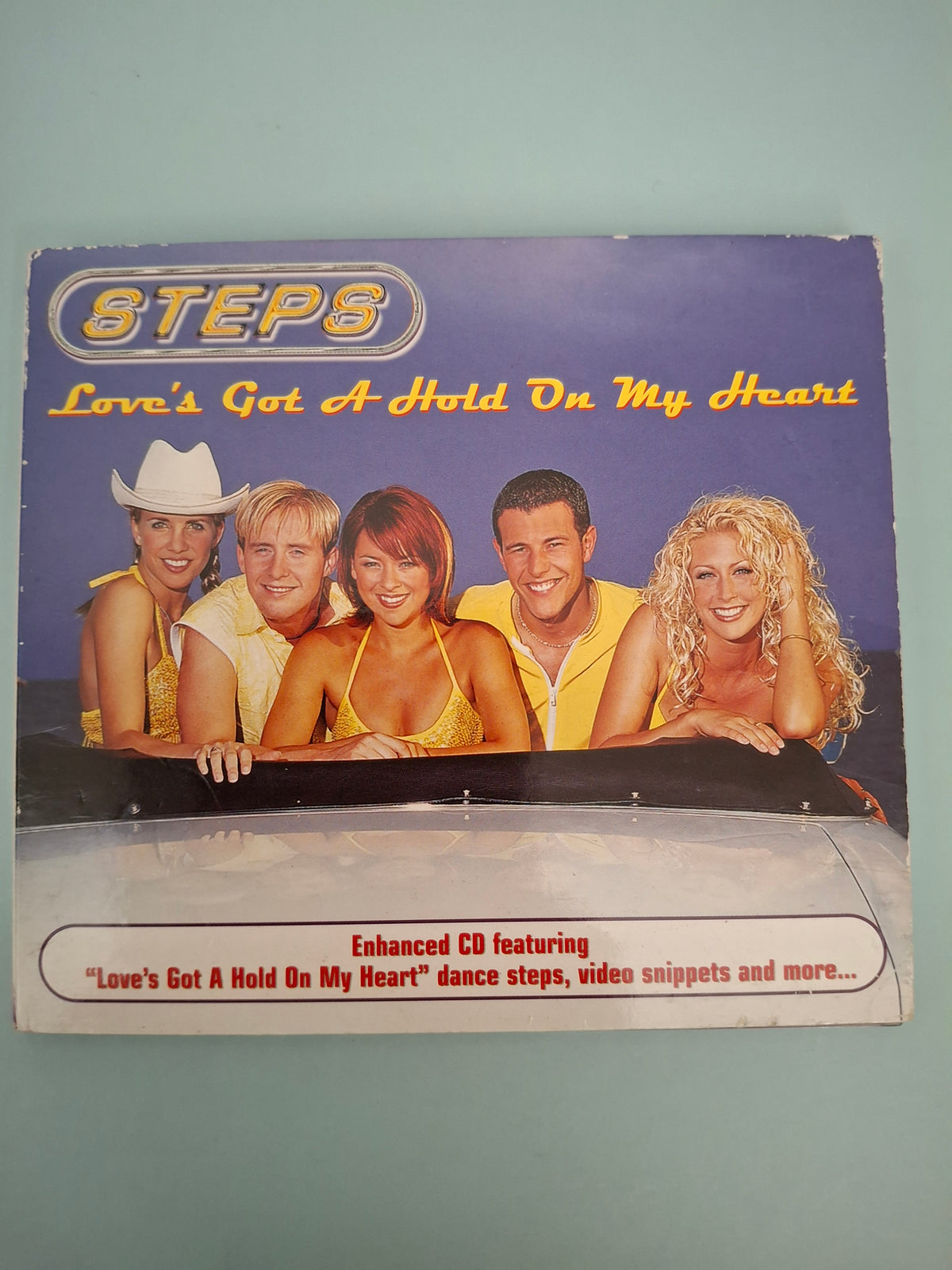 Steps - Love's Got A Hold On My Heart (UK & Europe 1999 Enhanced CD Single, Ebul/Jive, Cat No. 0519392)