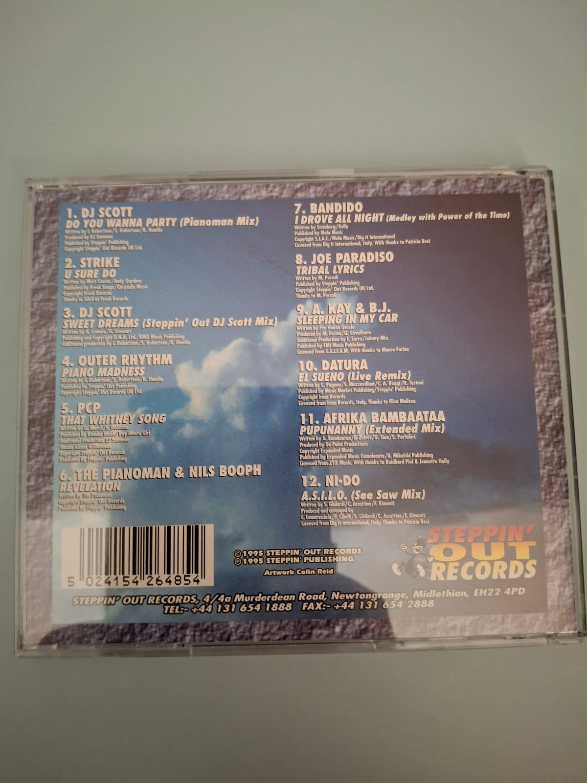 Various Artists - Steppin' Out Records The Album 3 (UK 1995 Original Mixed CD Compilation, Steppin' Out Records, Cat No. STEP 003 CD)