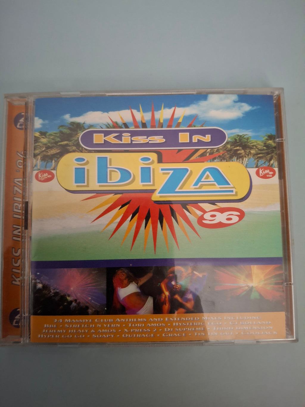 Various Artists - Kiss In Ibiza '96 (UK 1996 Original 2CD Compilation, Polygram TV / Kiss 102, Cat No. 535 967-2)
