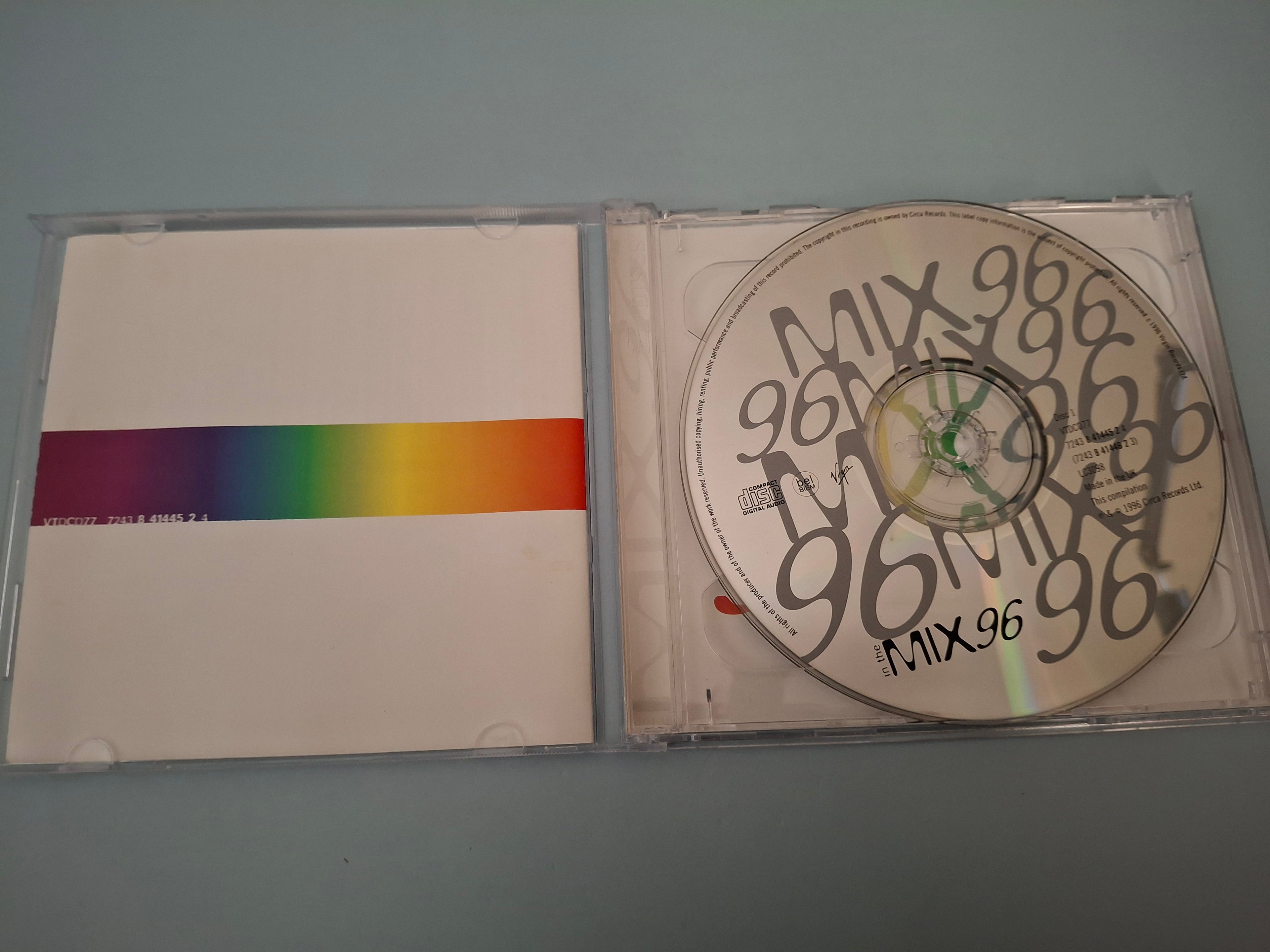 Various Artists - In The Mix 96 (UK 1996 Original 2CD Compilation, Virgin/Circa Records, Cat No. 7243 8 41445 2 4)