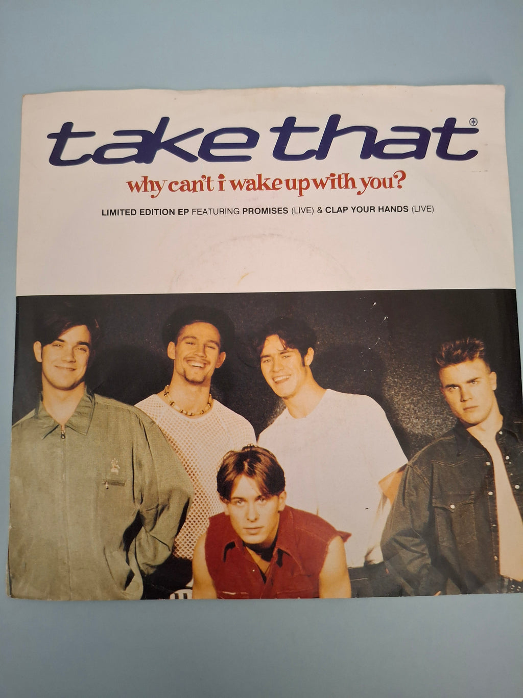 Take That - Why Can't I Wake Up With You? (UK 1993 Original Limited Edition 7" Vinyl EP, RCA, Cat No. 74321 13311 7)