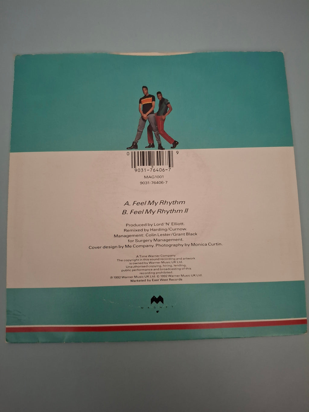 Fresh - Feel My Rhythm - 1992 UK 7" Vinyl Single (Magnet, MAG1001)