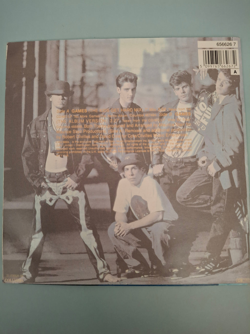 New Kids On The Block - Games (The Kids Get Hard Mix) - 1990 UK 7" Vinyl Single (Columbia, 656626 7)