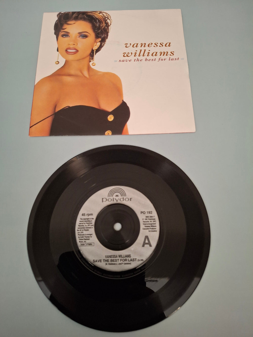 Vanessa Williams - Save The Best For Last - 1992 UK 7" Vinyl Single (Polydor, PO 192)