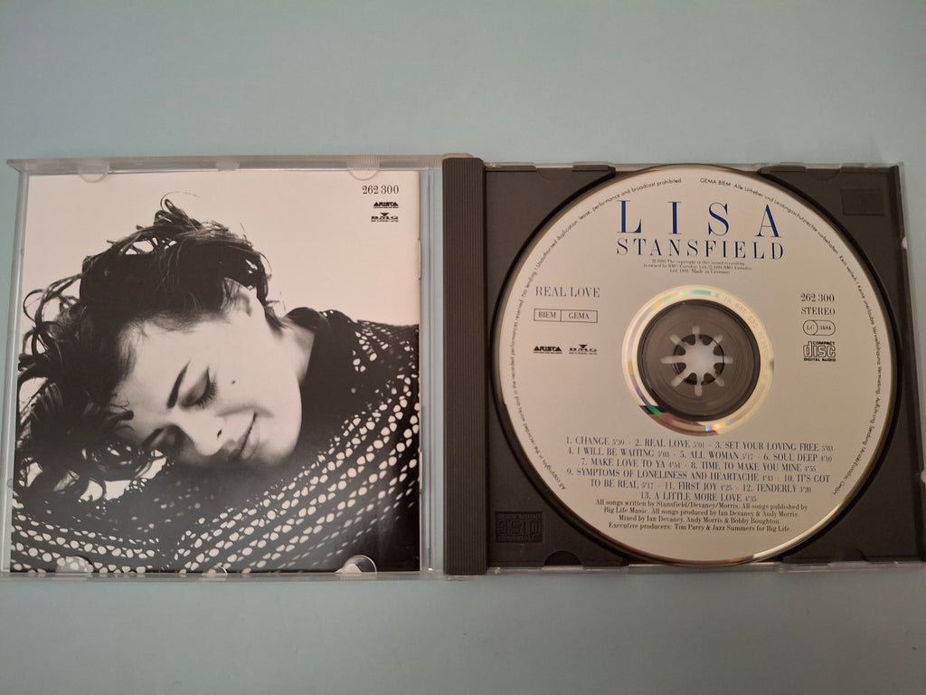 Lisa Stansfield - Real Love - 1991 UK & Europe Original CD Album (Arista / BMG, 262 300)