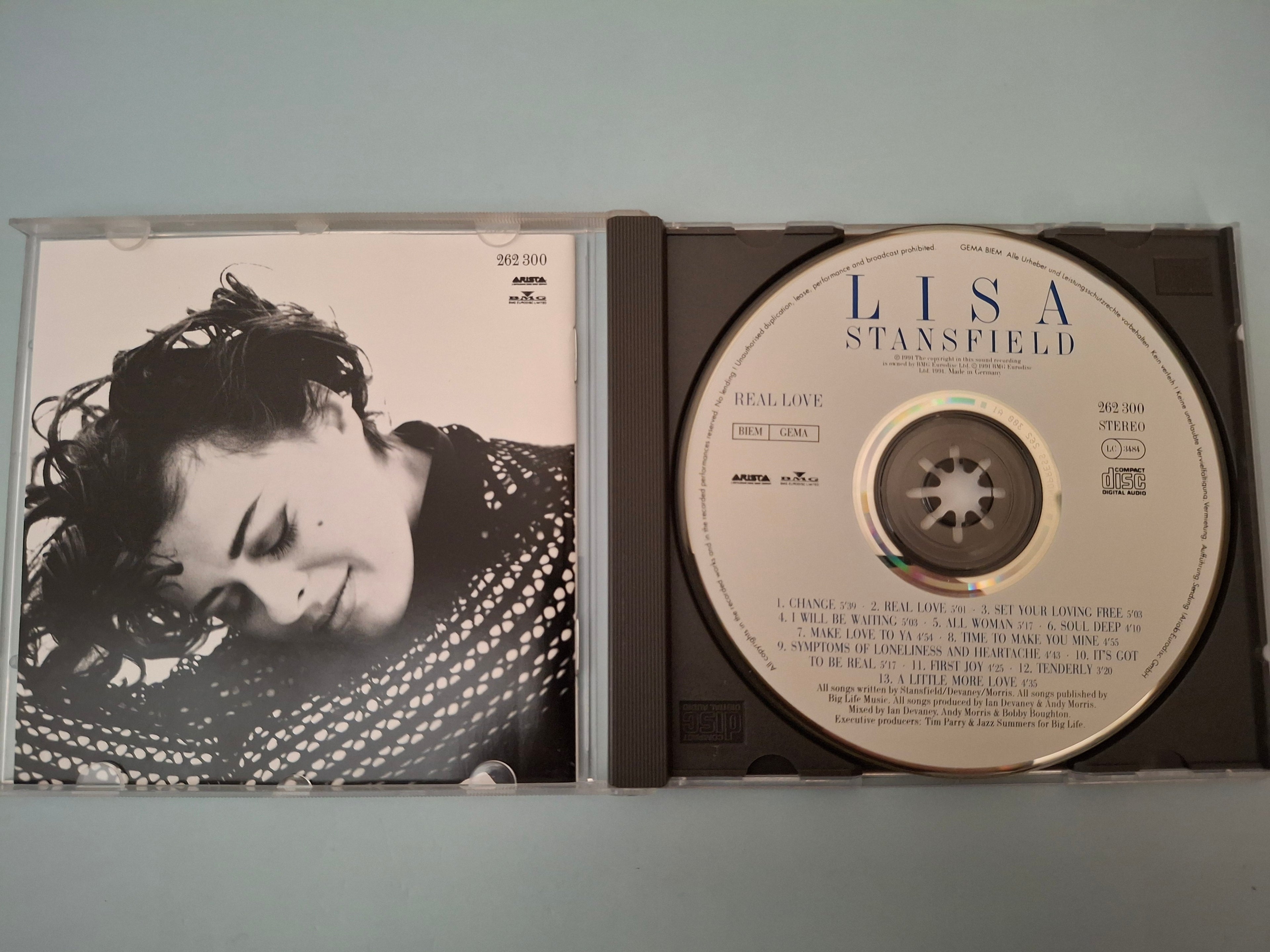 Lisa Stansfield - Real Love - 1991 UK & Europe Original CD Album (Arista / BMG, 262 300)