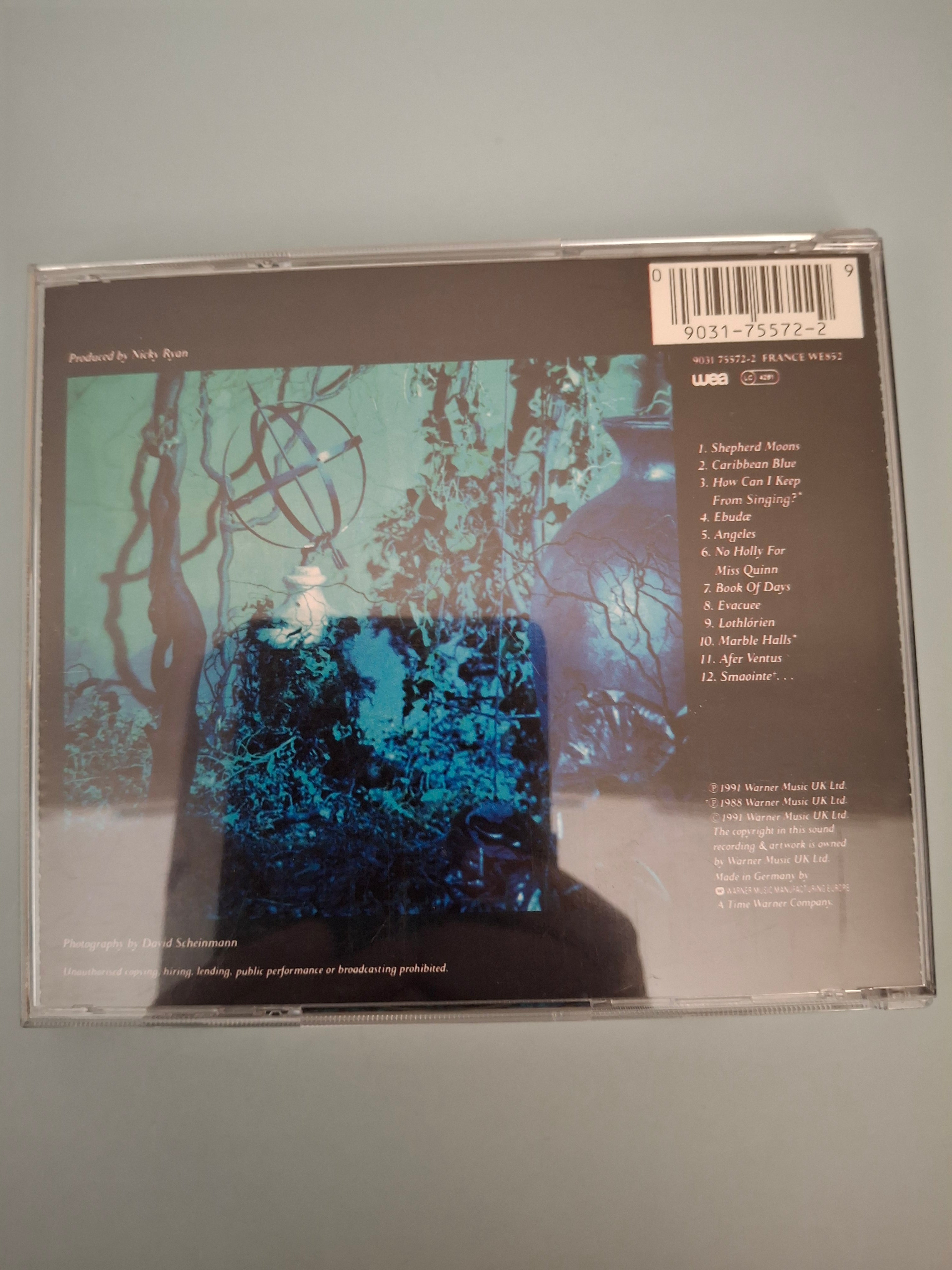 Enya - Shepherd Moons - 1991 UK & Europe Original CD Album (WEA, 9031-75572-2)