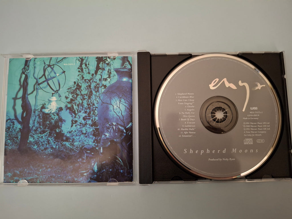 Enya - Shepherd Moons - 1991 UK & Europe Original CD Album (WEA, 9031-75572-2)