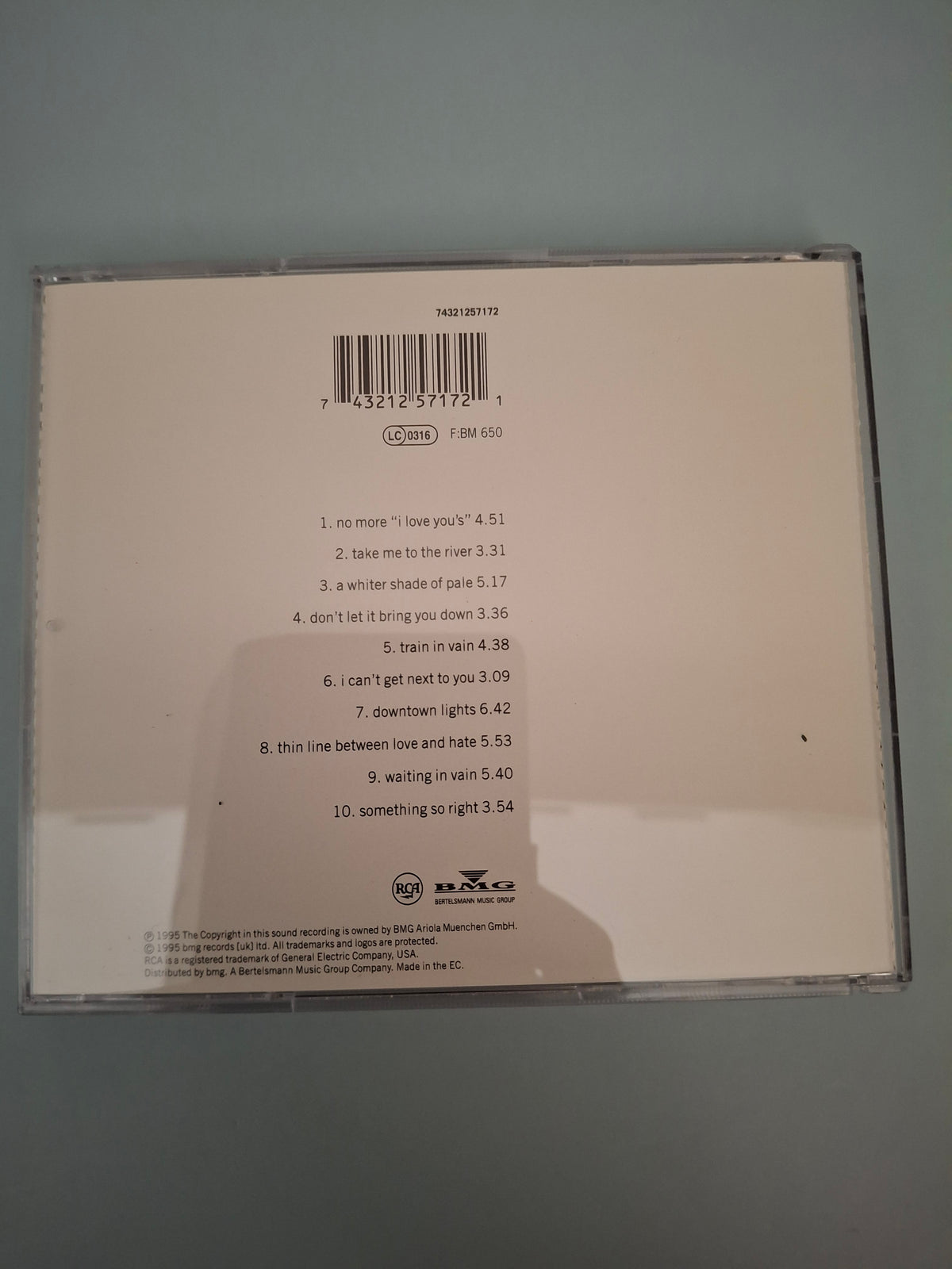 Annie Lennox - Medusa - 1995 UK & Europe Original CD Album (RCA / BMG, 74321257172)