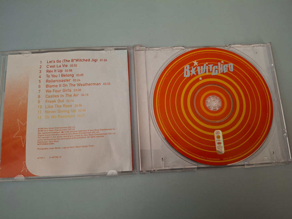 BWitched - BWitched CD Album (1998, Cat No. 491704 2)