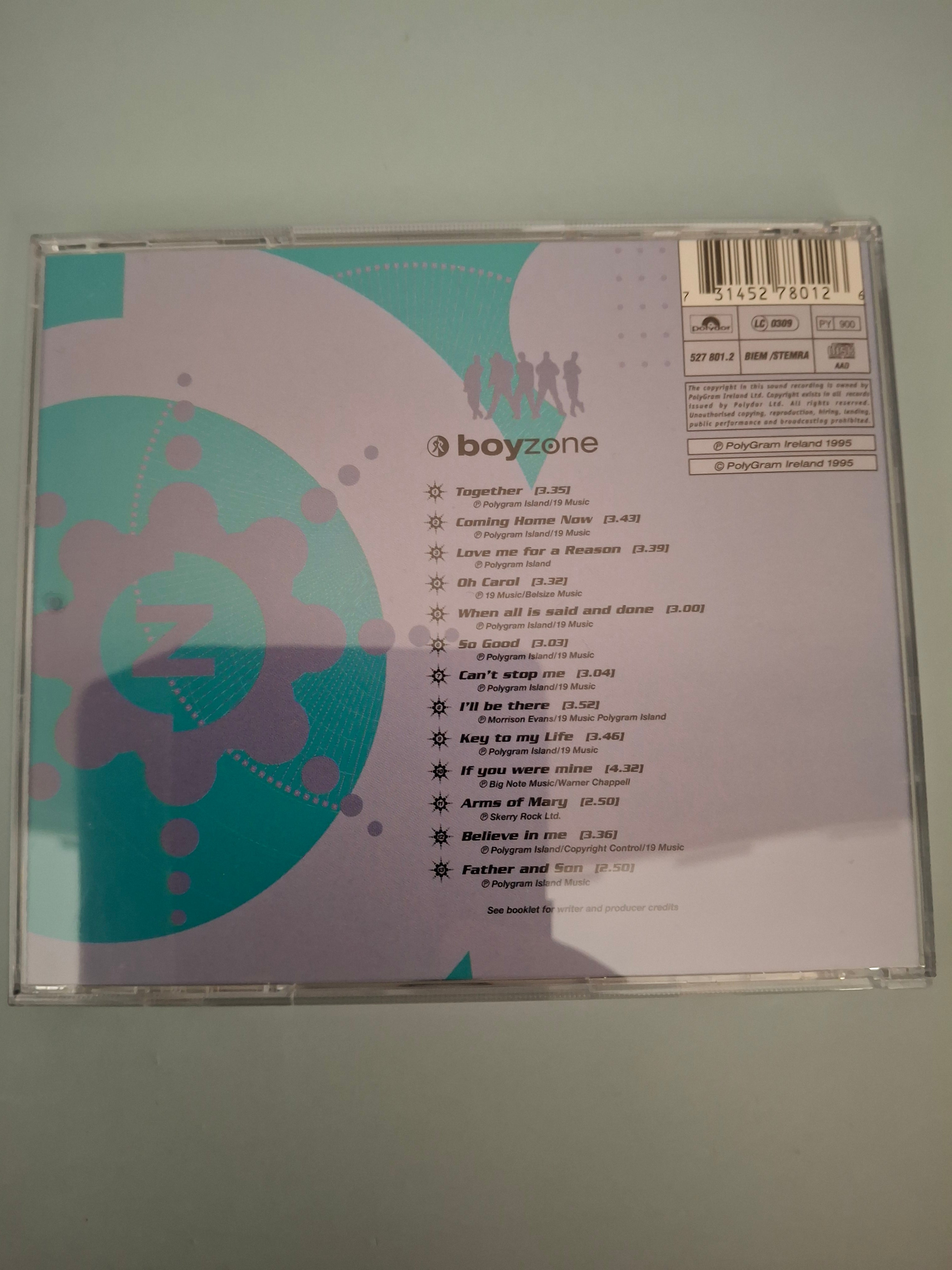 Boyzone - Said And Done CD Album (1995, Cat No. 527 801-2)
