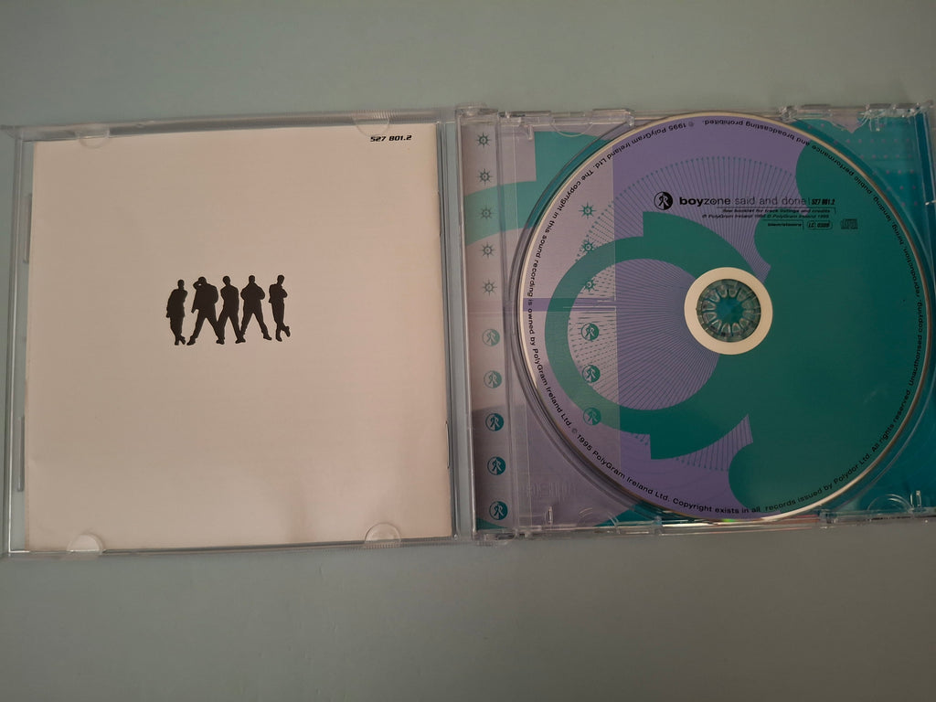 Boyzone - Said And Done CD Album (1995, Cat No. 527 801-2)