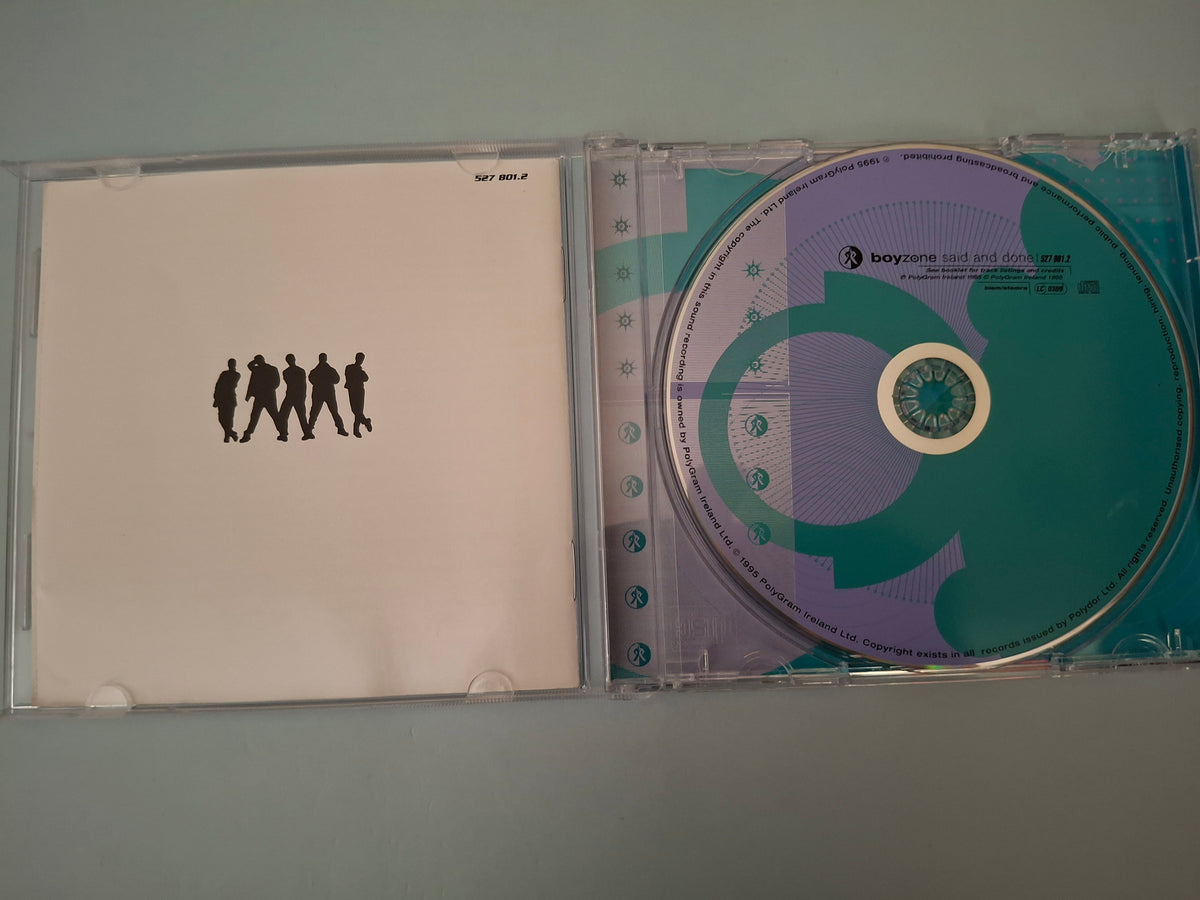 Boyzone - Said And Done CD Album (1995, Cat No. 527 801-2)