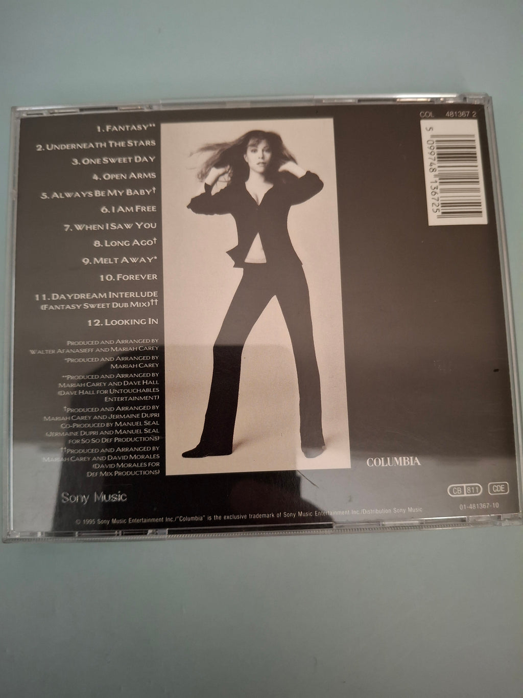 Mariah Carey - Daydream CD Album (1995, Cat No. 481367 2)