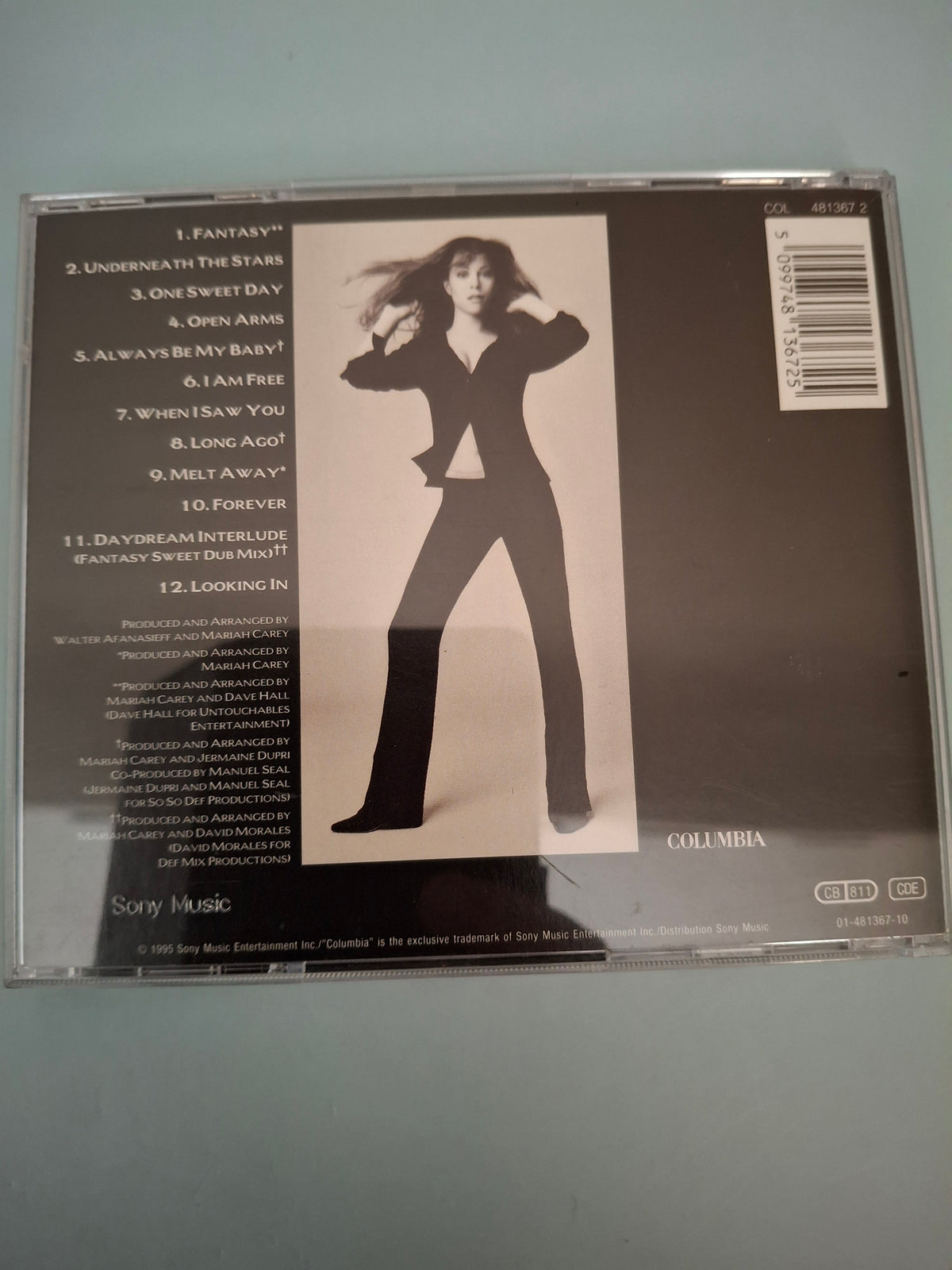 Mariah Carey - Daydream CD Album (1995, Cat No. 481367 2)
