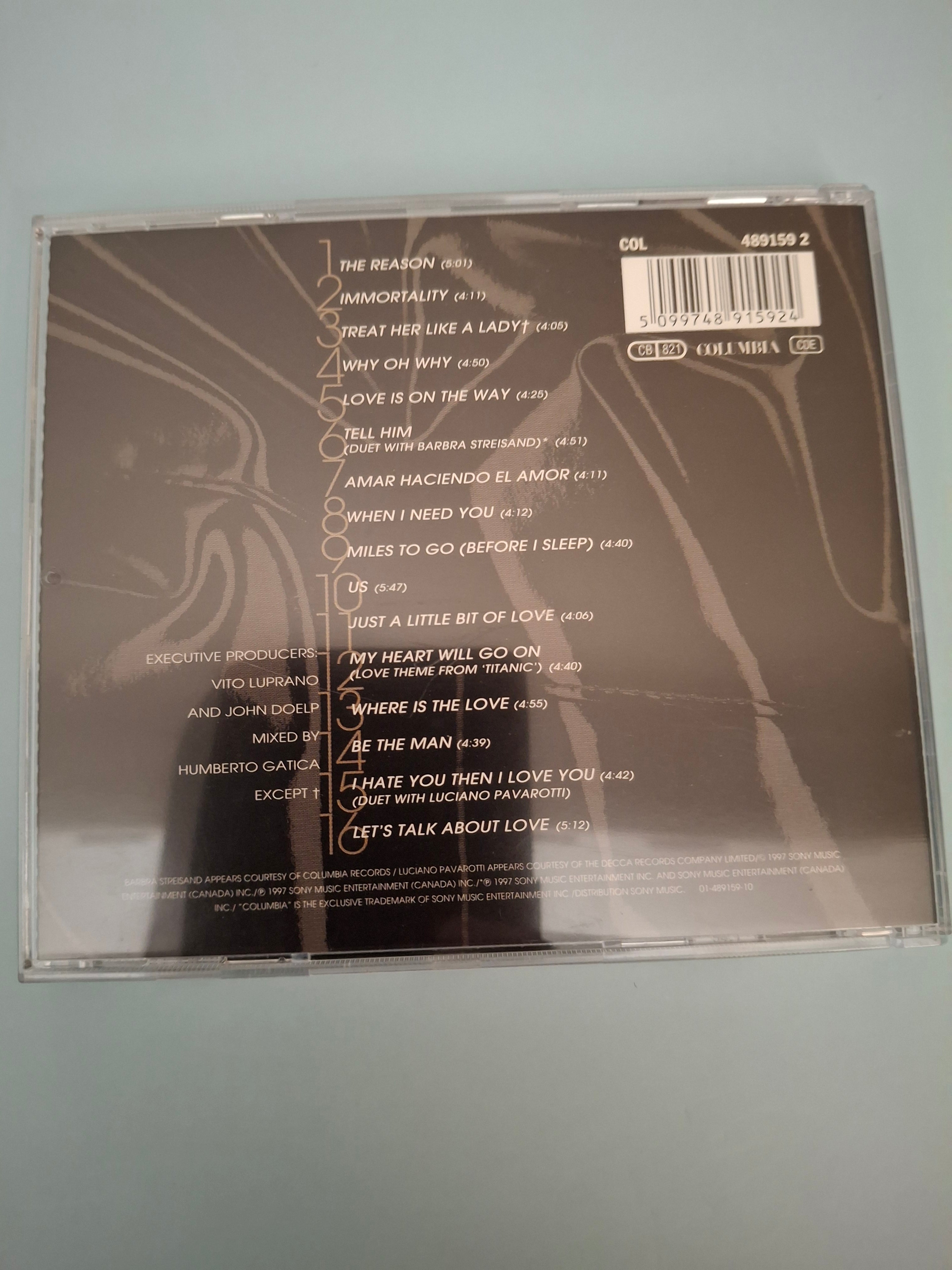 Celine Dion - Let's Talk About Love CD Album (1997, Cat No. 489159 2)