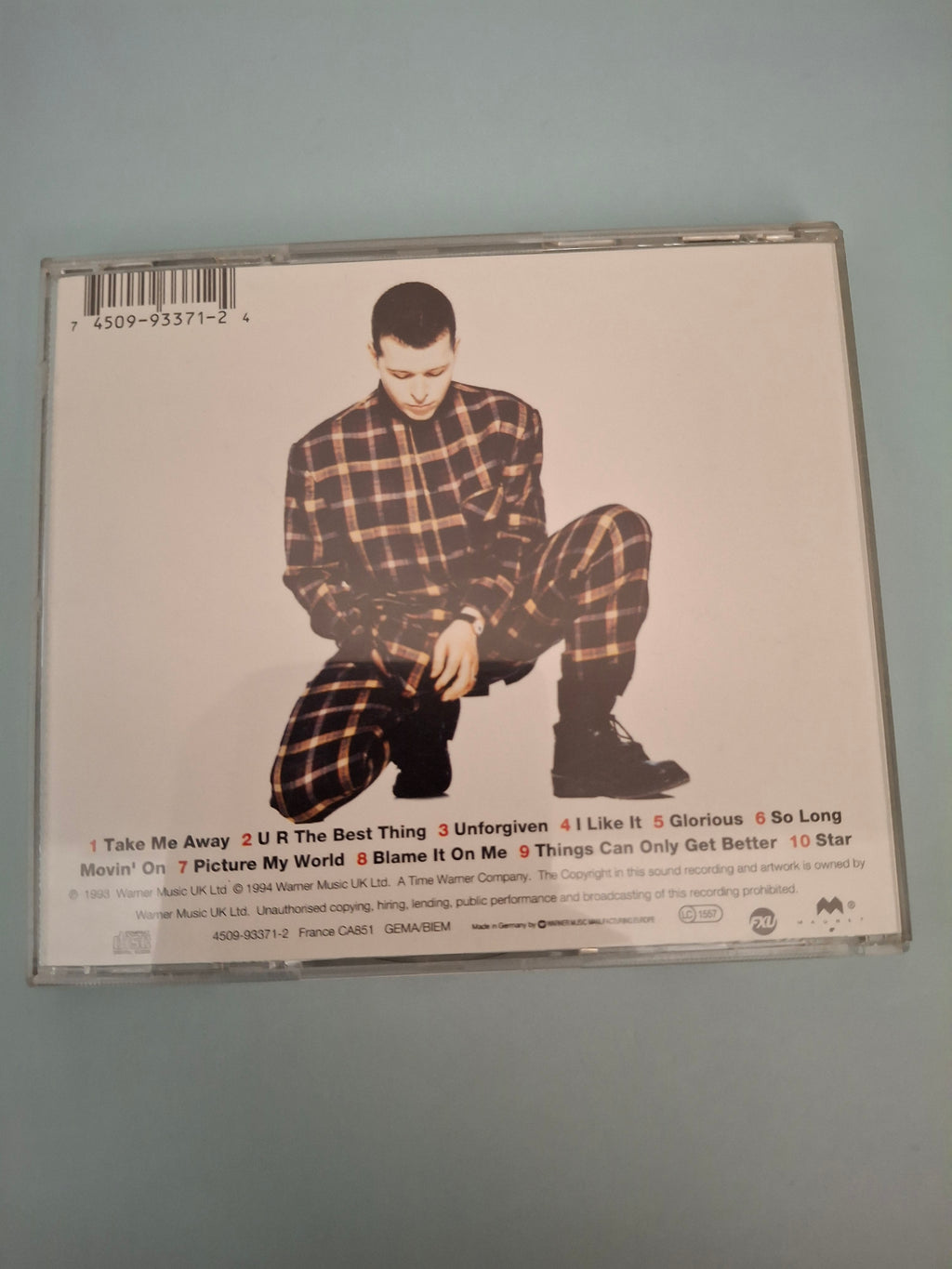 D:Ream - D:Ream On Vol. 1 CD Album (1993, Cat No. 4509-93371-2)