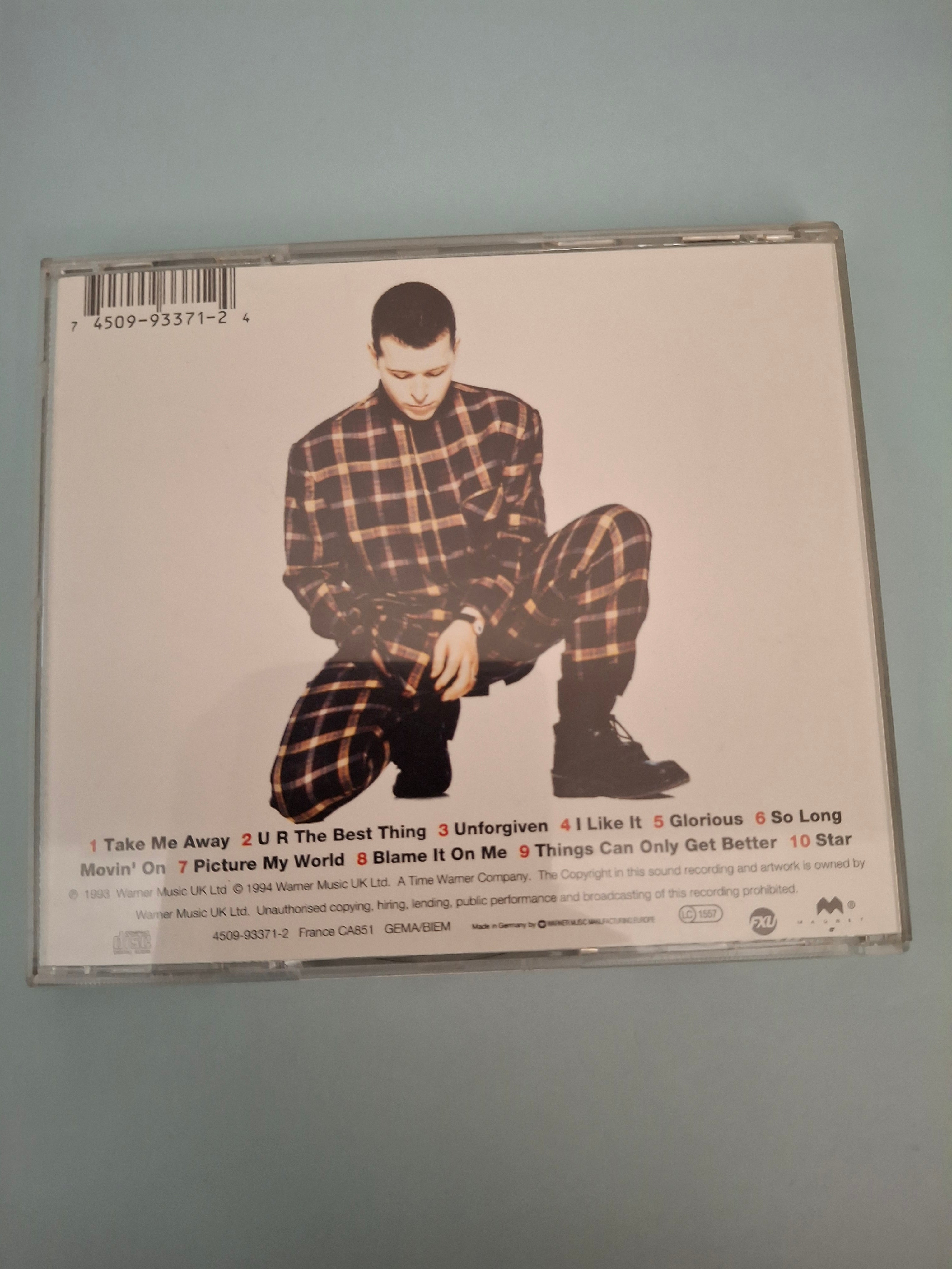 D:Ream - D:Ream On Vol. 1 CD Album (1993, Cat No. 4509-93371-2)