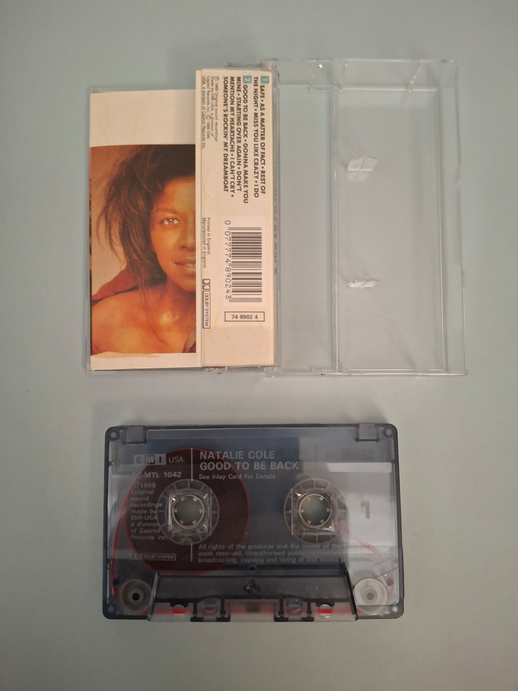 Natalie Cole - Good To Be Back Original 1989 UK Cassette Tape (EMI USA TC-MTL 1042)