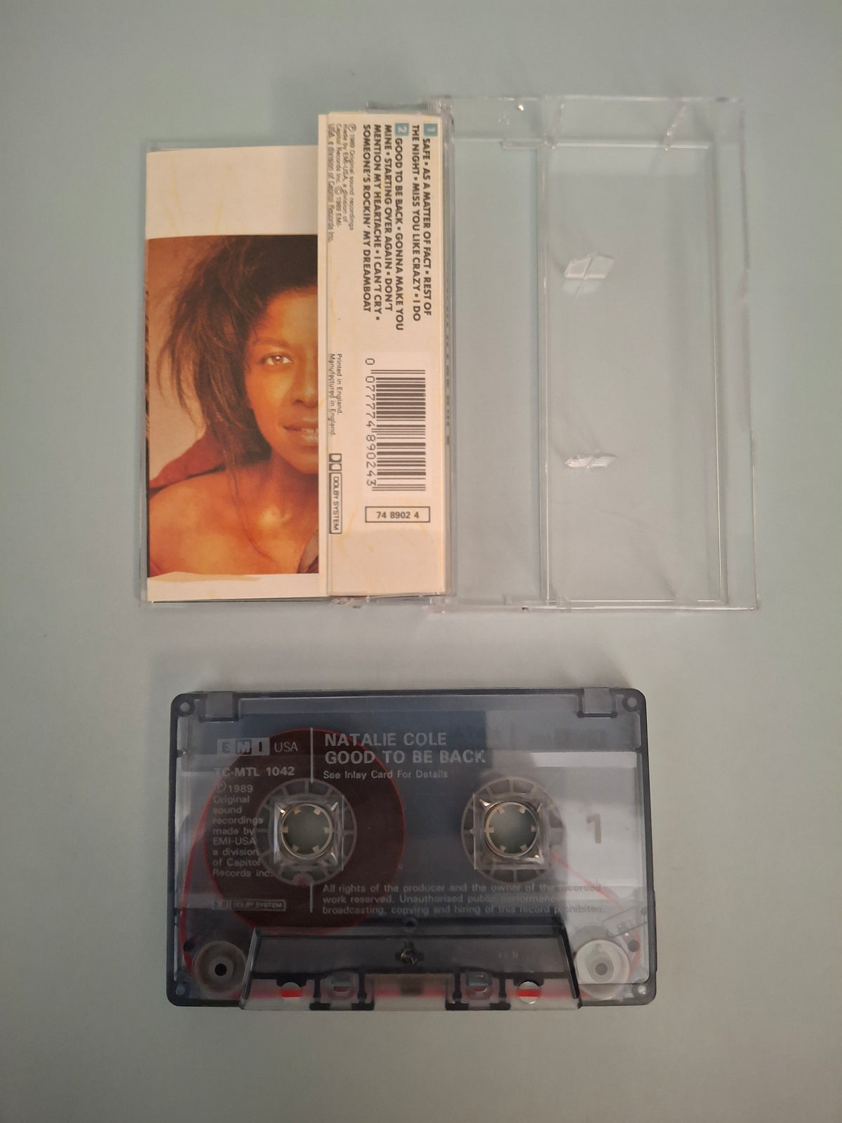 Natalie Cole - Good To Be Back Original 1989 UK Cassette Tape (EMI USA TC-MTL 1042)