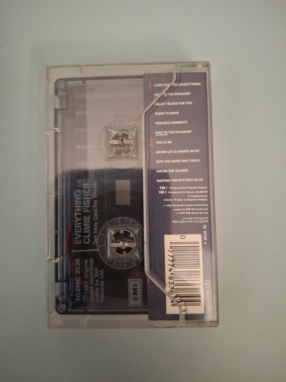 Climie Fisher - Everything Original 1987 UK Cassette Tape (EMI TC-EMC 3538)