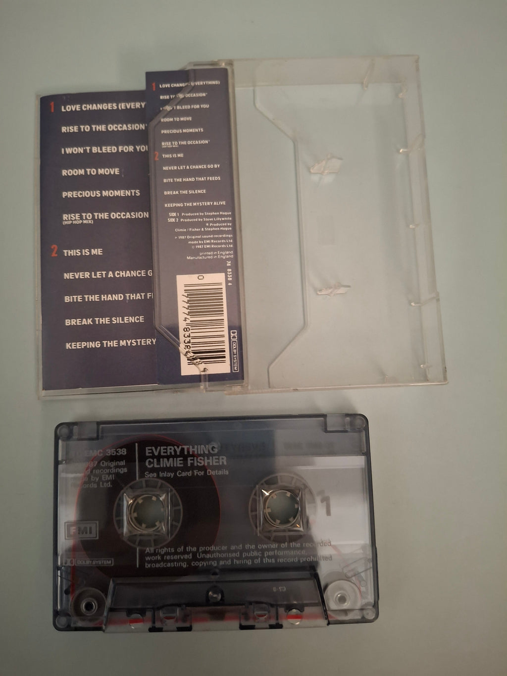 Climie Fisher - Everything Original 1987 UK Cassette Tape (EMI TC-EMC 3538)
