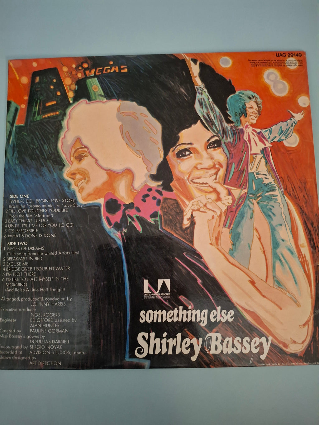 Shirley Bassey - Something Else Vintage 1971 Vinyl LP (United Artists UAG 29149 / UAS 6797)
