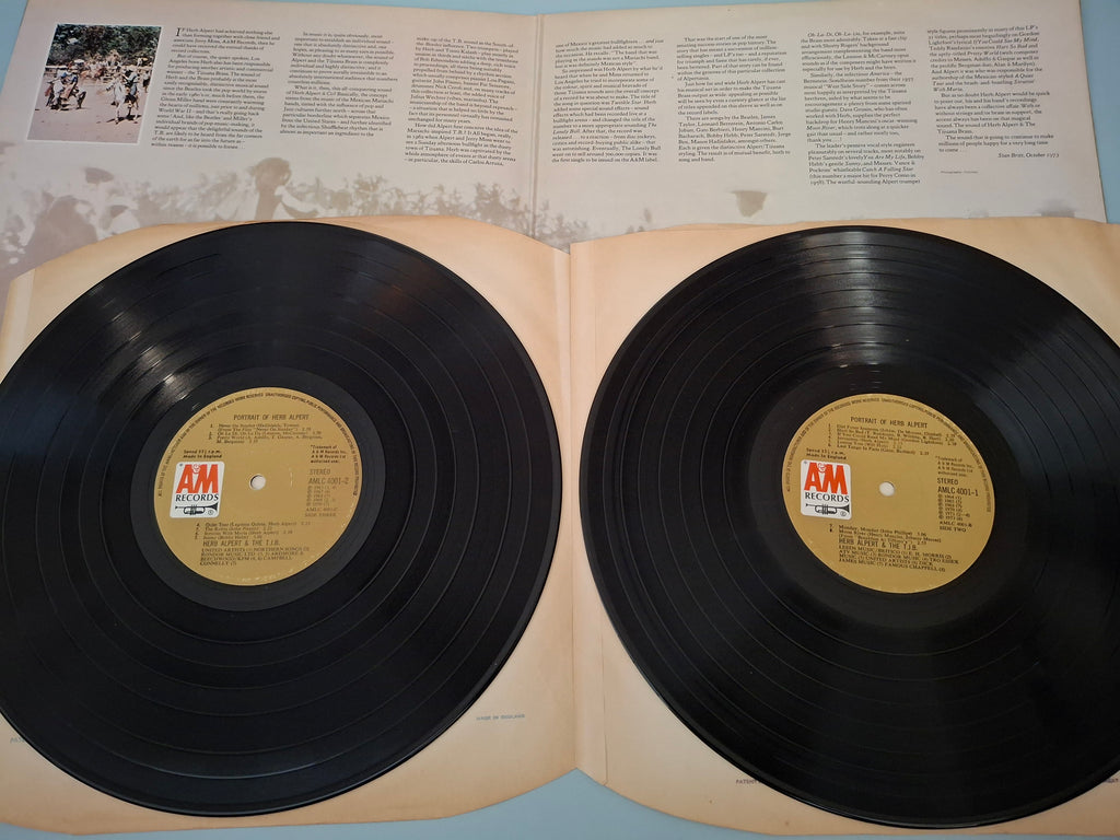Herb Alpert - Portrait Of Herb Alpert Original 1973 Double Vinyl LP (A&M AMLC 4001)