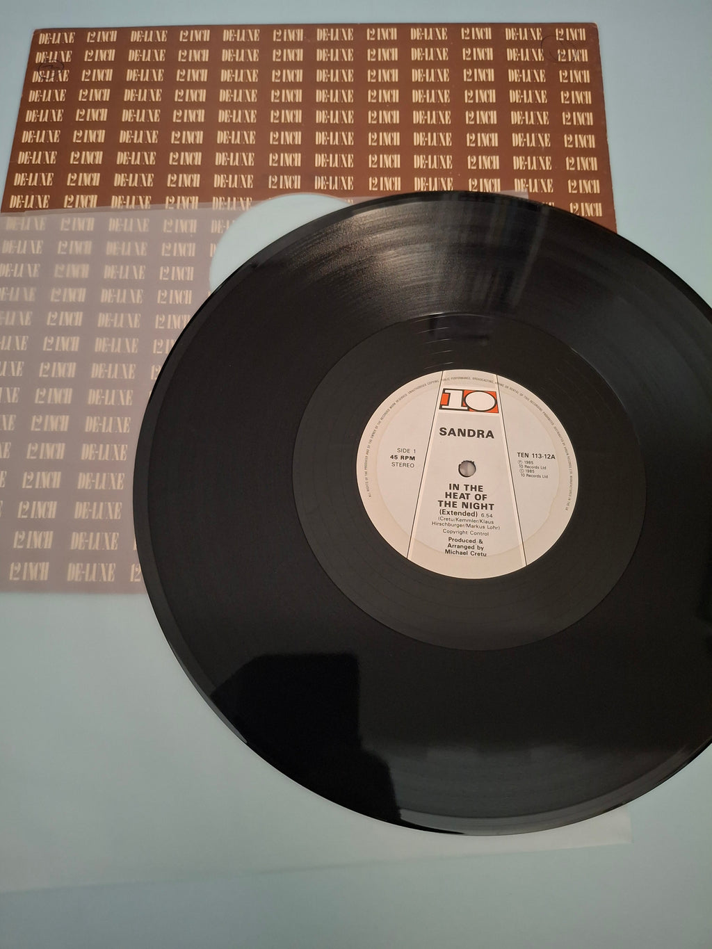 Sandra - In The Heat Of The Night (Extended) Original 1985 UK 12" Vinyl Single (10 Records TEN 113-12)