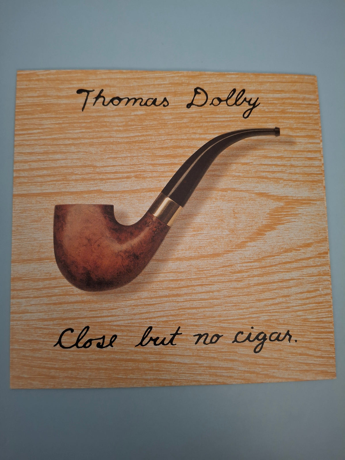 Thomas Dolby - Close But No Cigar Original 1992 UK 7" Vinyl Picture Sleeve Single (Virgin VS 1410)