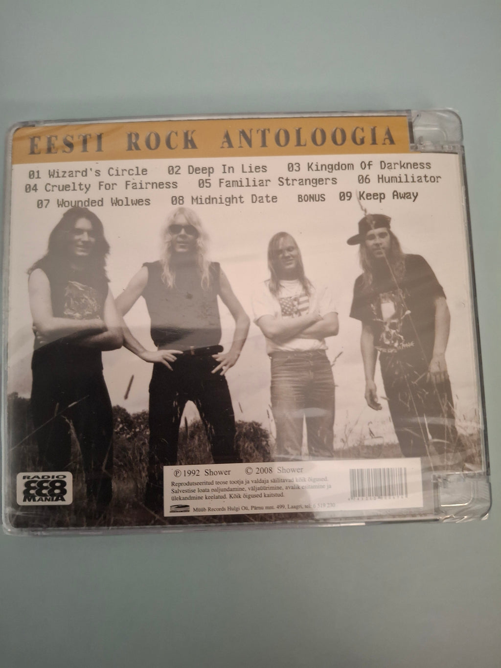 Shower - Humiliator Original 2008 Eesti Rock Antoloogia Archive CD Album - Brand New & Factory Sealed (Muub Records)