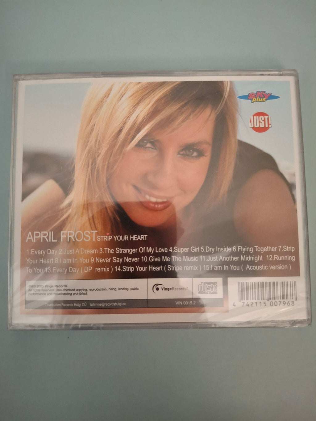April Frost - Strip Your Heart Original 2005 Estonian Import CD Album - Brand New & Factory Sealed (Vinge Records VIN 0015.2)