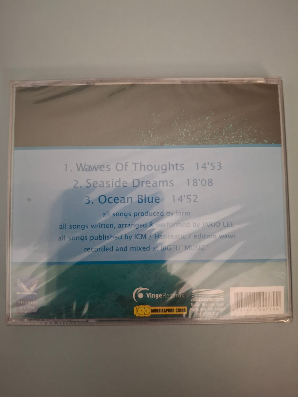 Miyagi / Jario Lee - Thalasso Original Estonian Import CD Album - Brand New & Factory Sealed (Vinge Records VIN 0007.2)