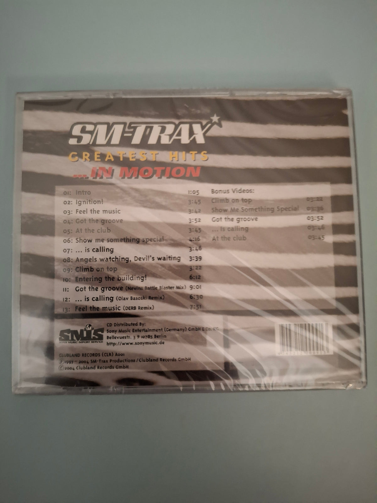 SM-Trax - ... In Motion - Greatest Hits Original 2004 Clubland Records CD - Brand New & Factory Sealed (CLR A001)
