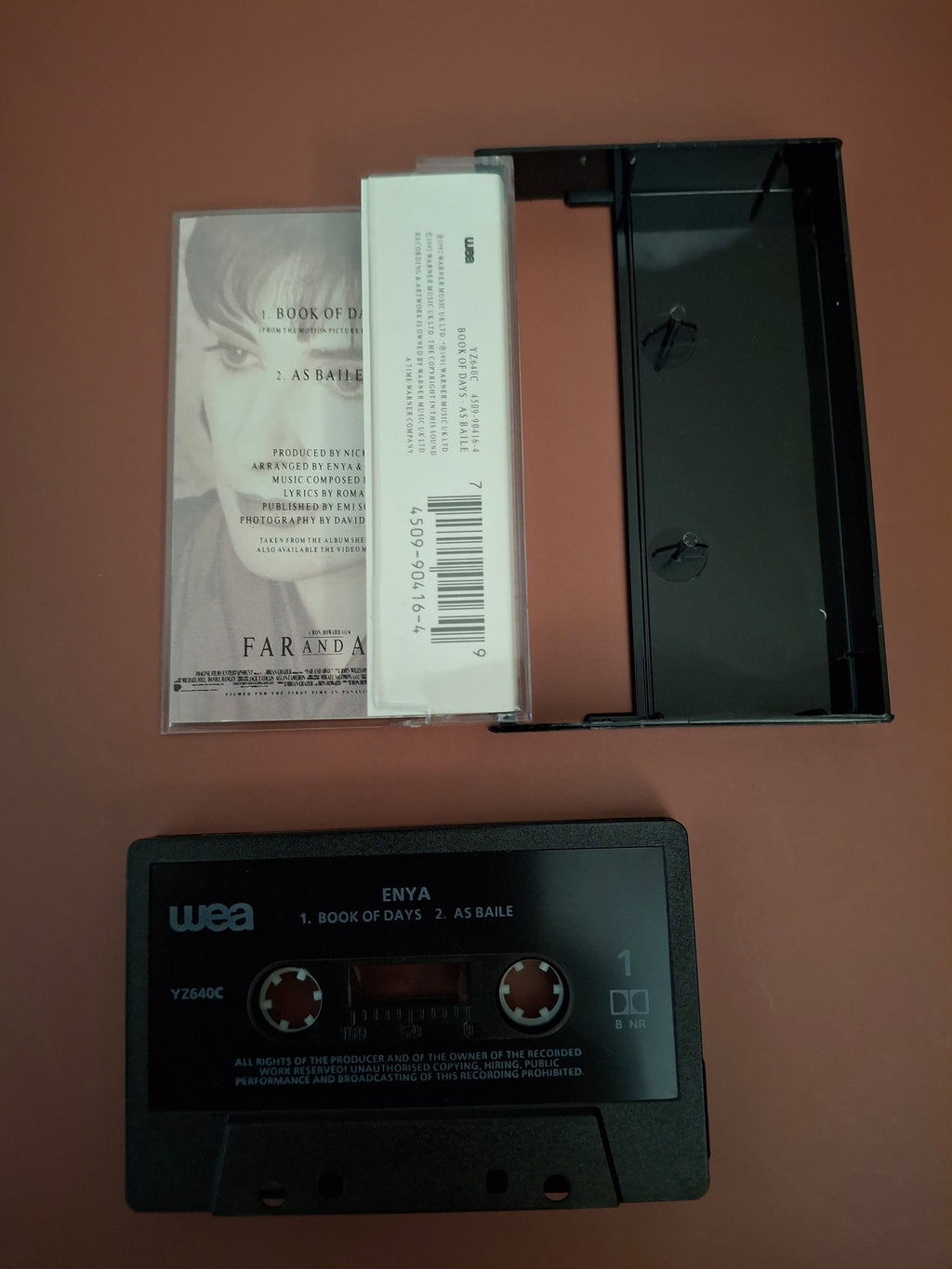 Enya Book of Days As Baile Cassette Single UK Pressing WEA 1992