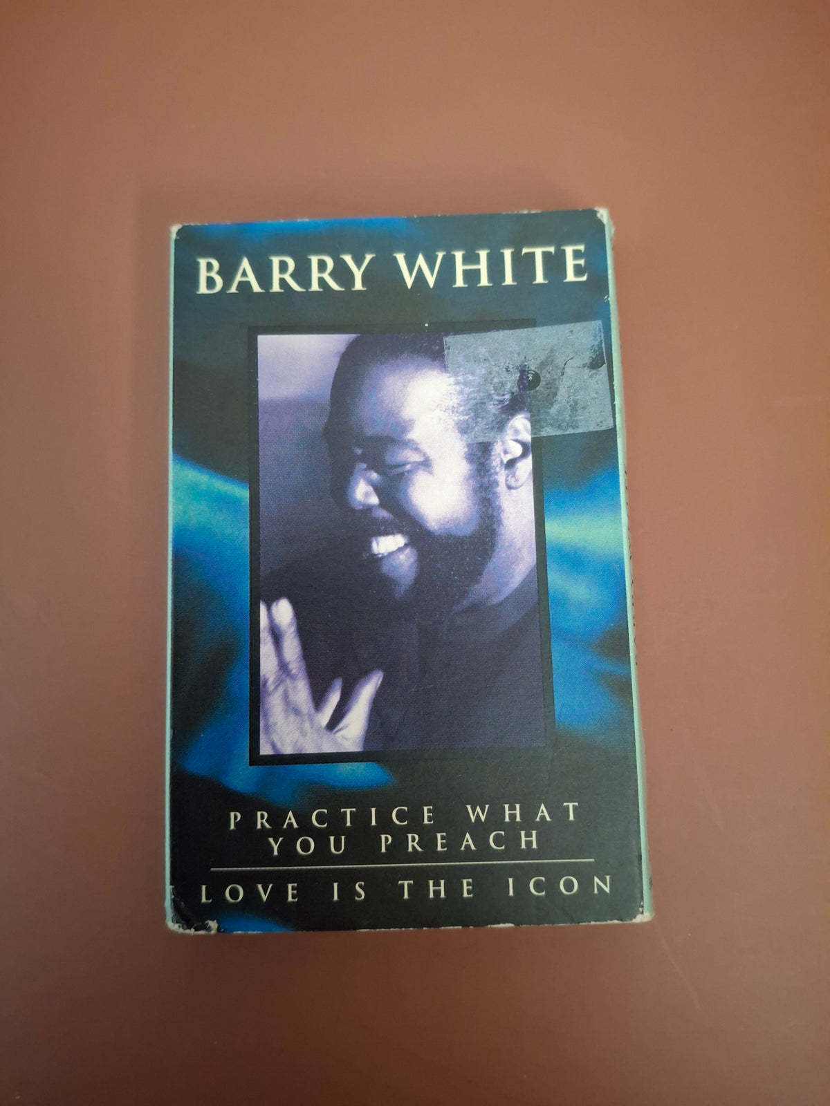 Barry White Practice What You Preach Love Is The Icon Cassette Single UK Pressing A&M 1994