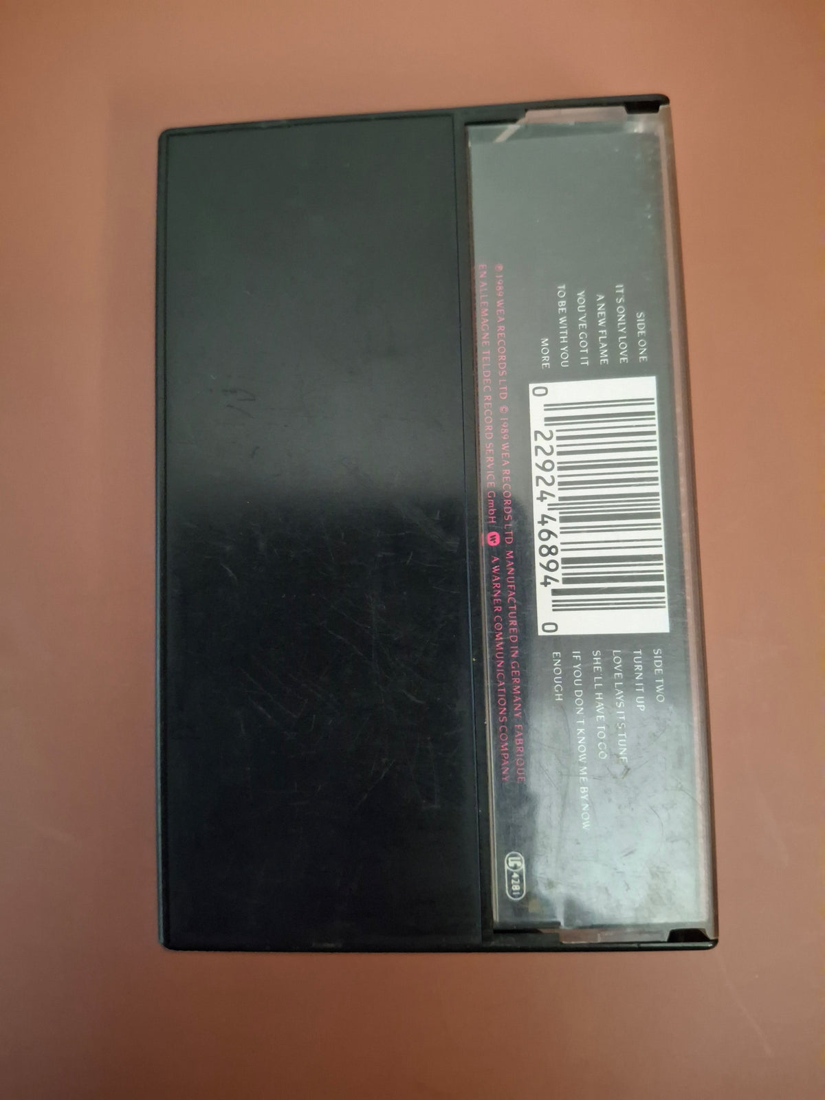Simply Red A New Flame Cassette Album Vintage Europe 1989 WEA Pressing