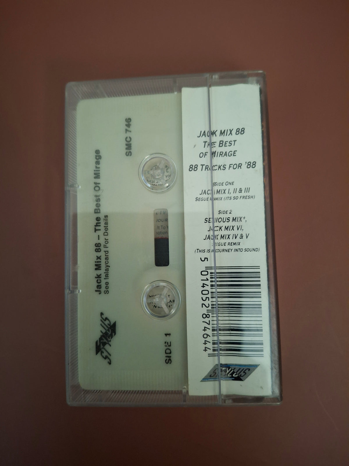 Mirage Jack Mix 88 The Best Of Mirage Cassette Album UK Pressing Stylus 1987