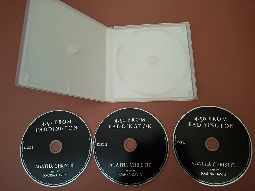 Agatha Christie 4.50 From Paddington Joanna David 3 CD Audiobook Macmillan 2001