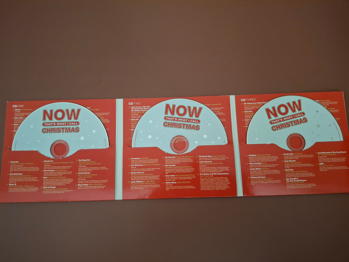 Now That's What I Call Christmas 3 CD Tri-Fold Digipak Album Sony EMI 2021