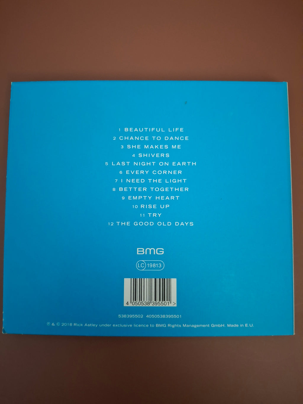 Rick Astley Beautiful Life Digipak CD Album European Pressing BMG 2018