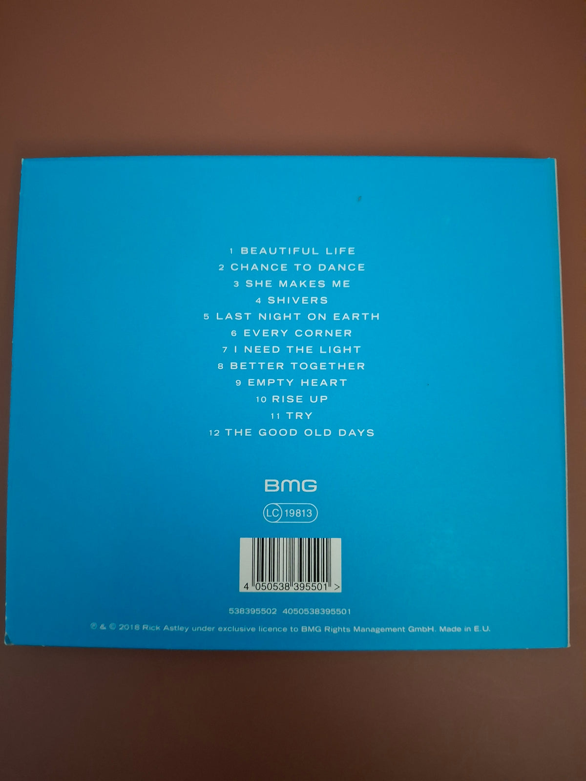 Rick Astley Beautiful Life Digipak CD Album European Pressing BMG 2018