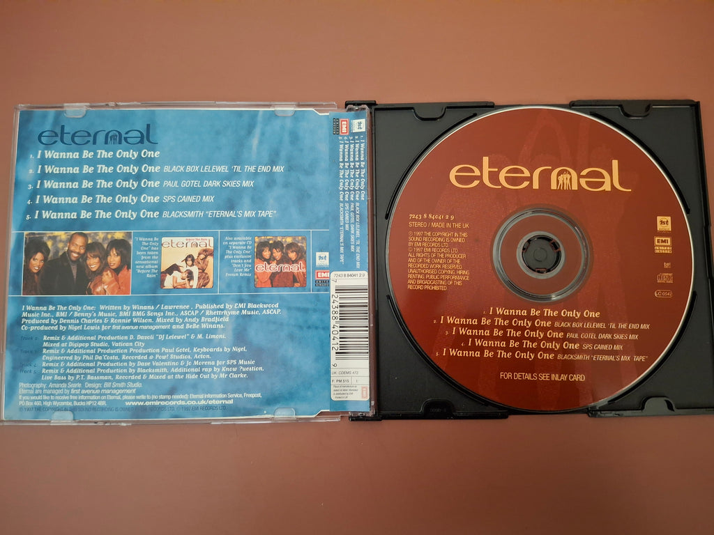 Eternal I Wanna Be The Only One The Mixes CD Single UK EMI 1997
