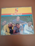 Five Got The Feelin CD1 Enhanced CD Single UK Pressing RCA BMG 1998