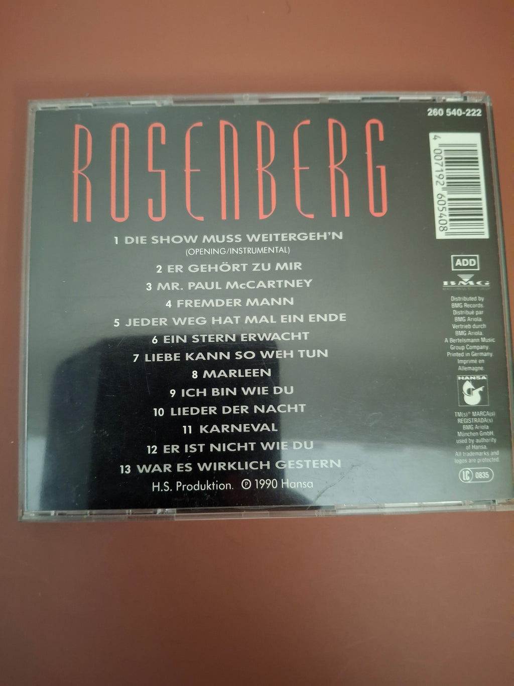 Marianne Rosenberg Remix 90 Classics The Album CD German Hansa Pressing 1990