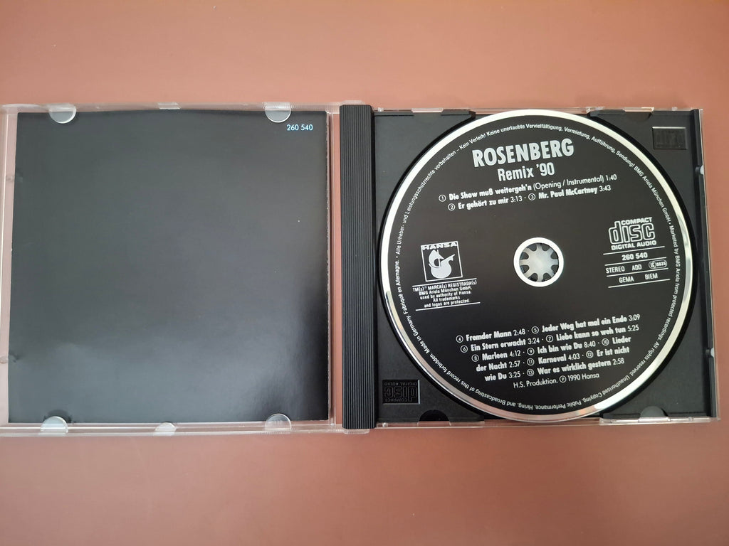 Marianne Rosenberg Remix 90 Classics The Album CD German Hansa Pressing 1990
