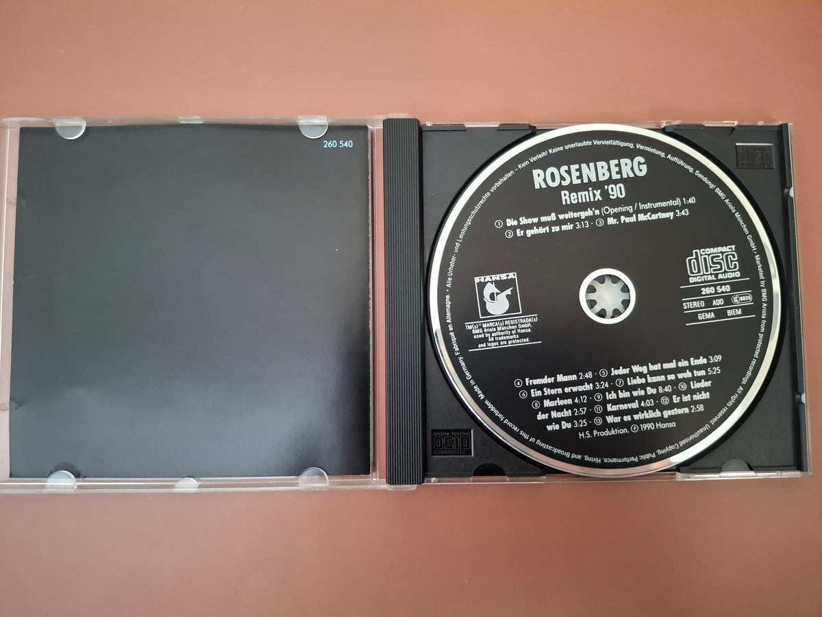 Marianne Rosenberg Remix 90 Classics The Album CD German Hansa Pressing 1990