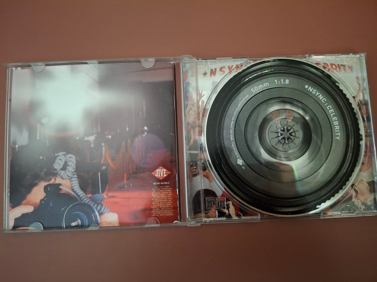 NSYNC Celebrity CD Album Original European Pressing Jive 2001