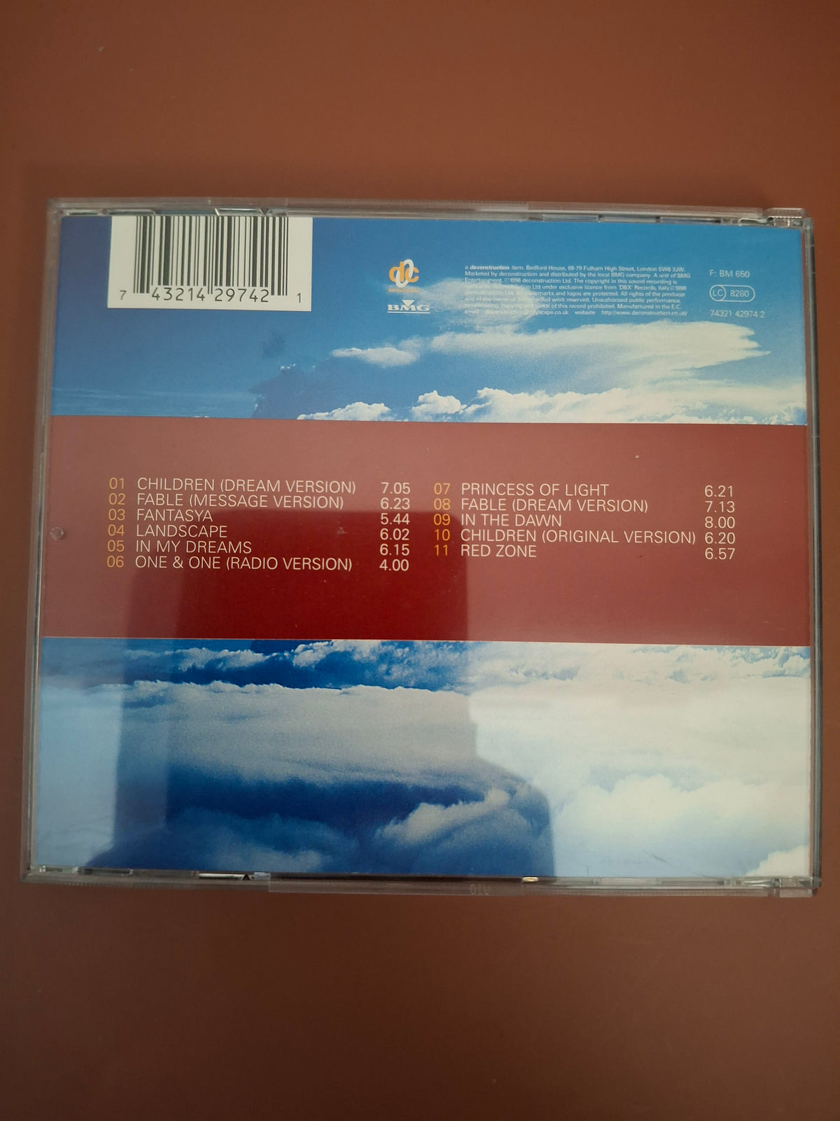 Robert Miles Dreamland Original UK Pressing Deconstruction CD Album 1996